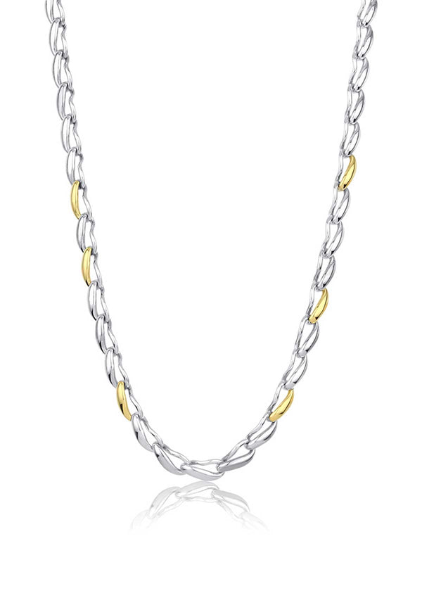 Cappa Necklace 18K Gold & Silver