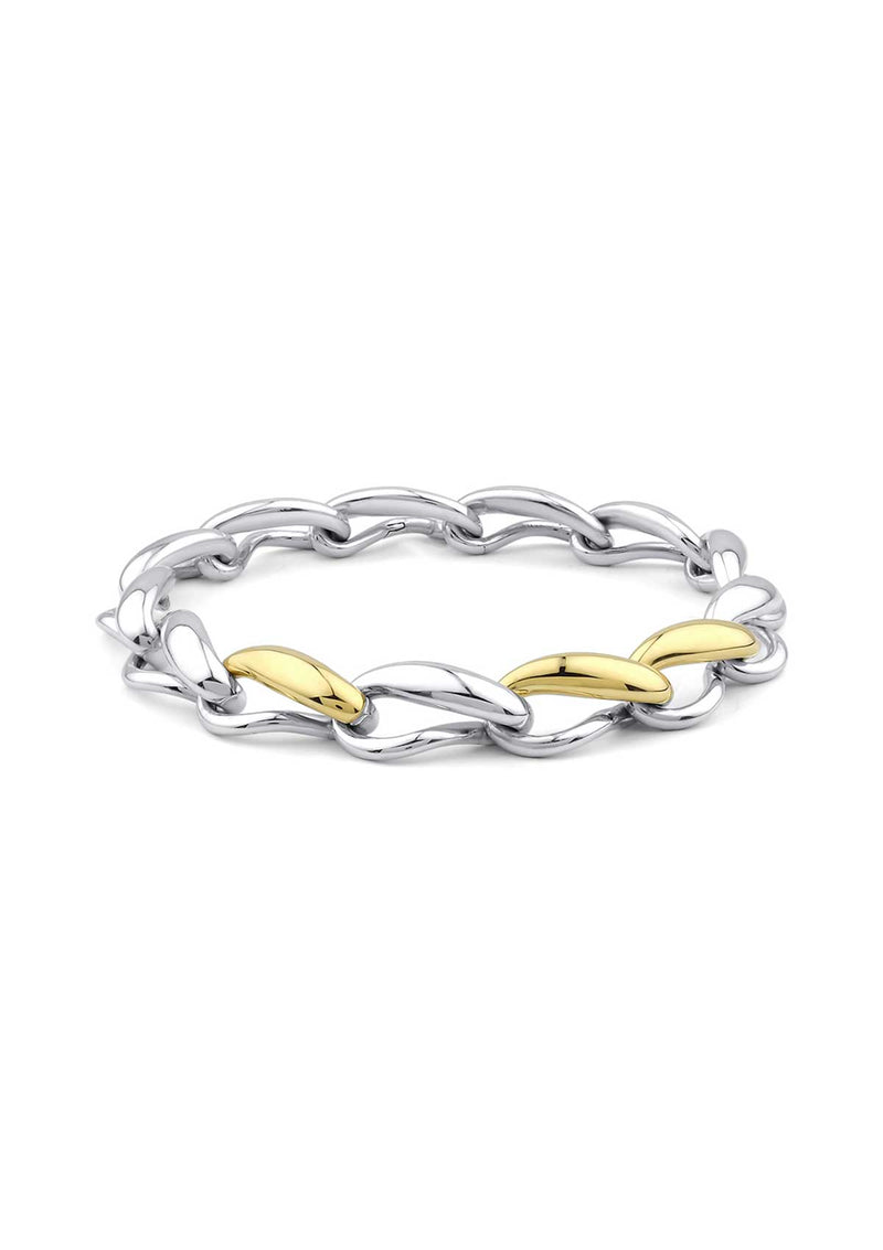 Cappa Chunky Bracelet 18K Gold & Silver