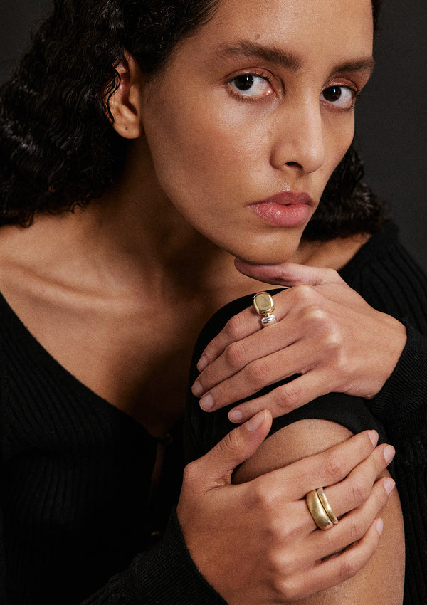 Nox Ring 18K Gold & Silver