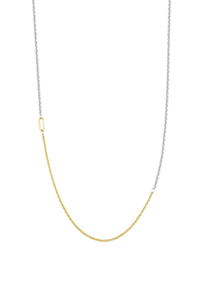 Mono Necklace 18K Gold & Silver