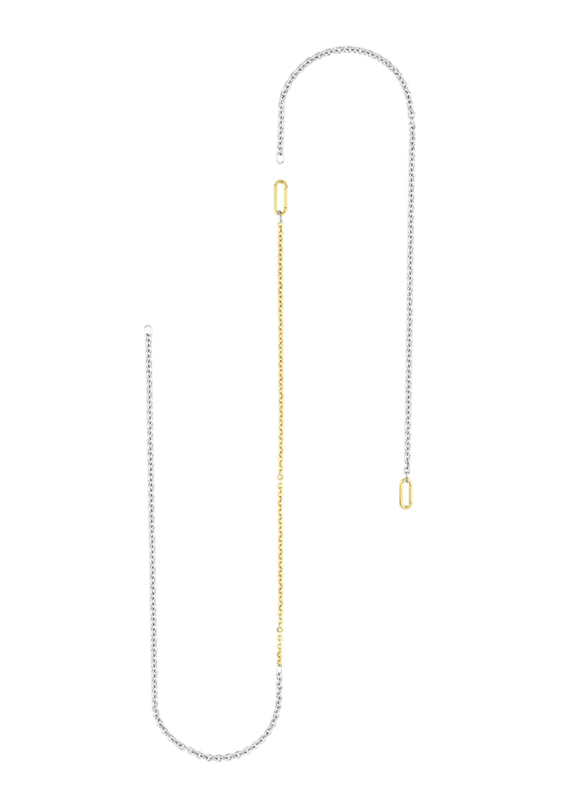 Mono Necklace 18K Gold & Silver
