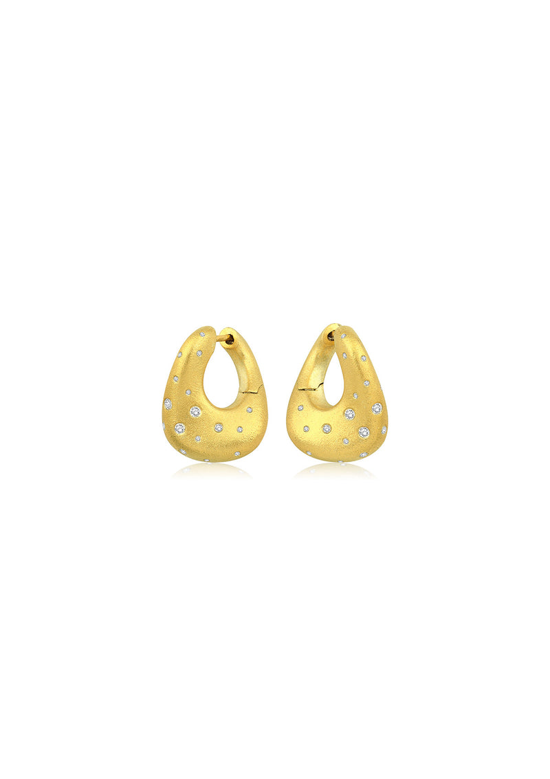 Ora Earrings 18K Gold & Diamonds