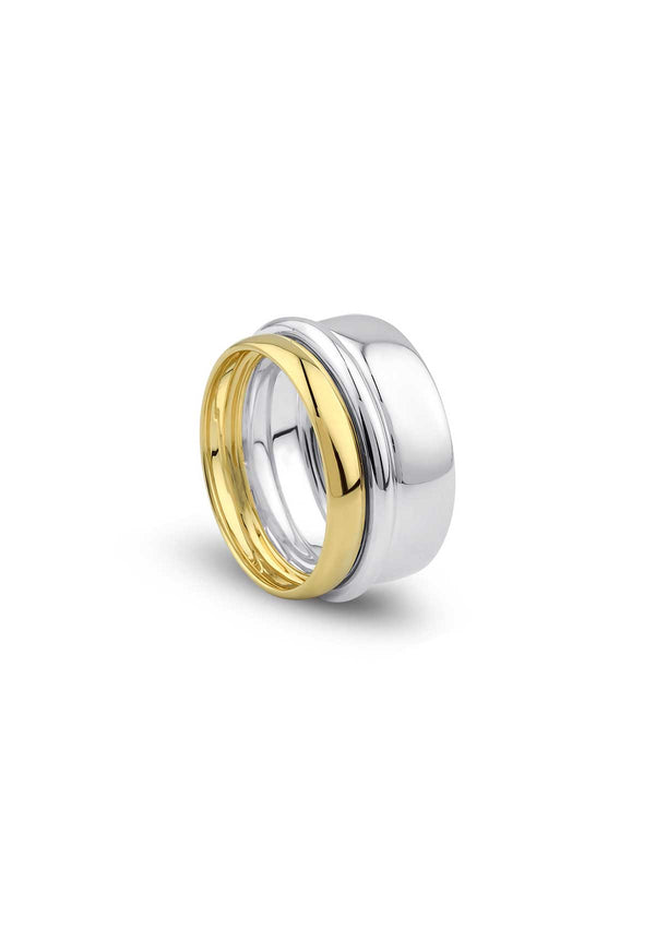 Rumi Ring 18K Gold & Silver