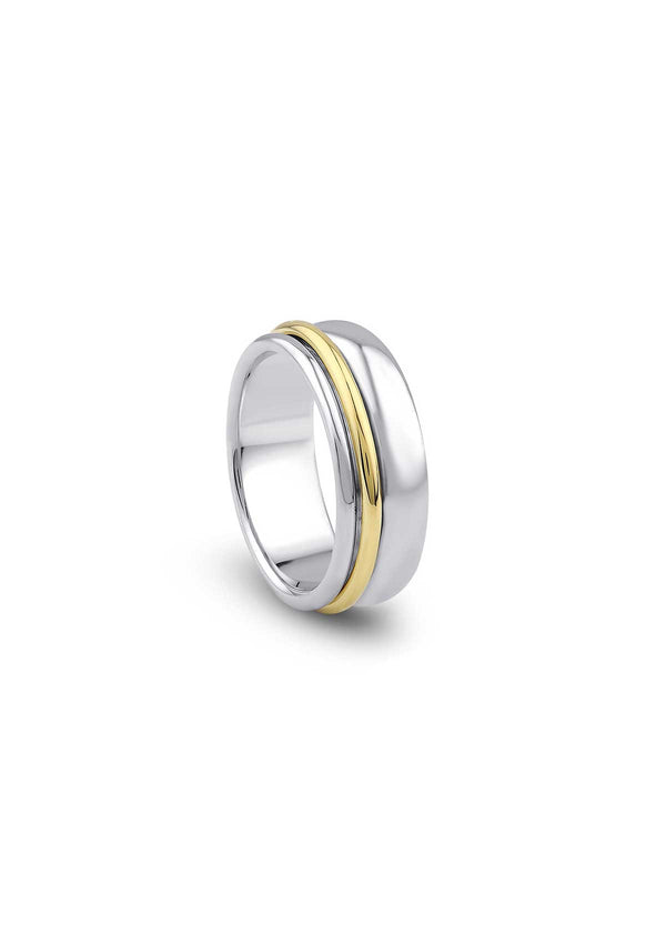 Sufi Ring 18K Gold & Silver