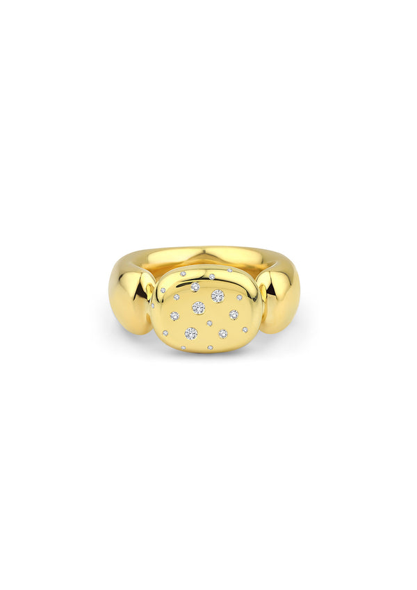 Ton Ring 18K Gold & Diamonds