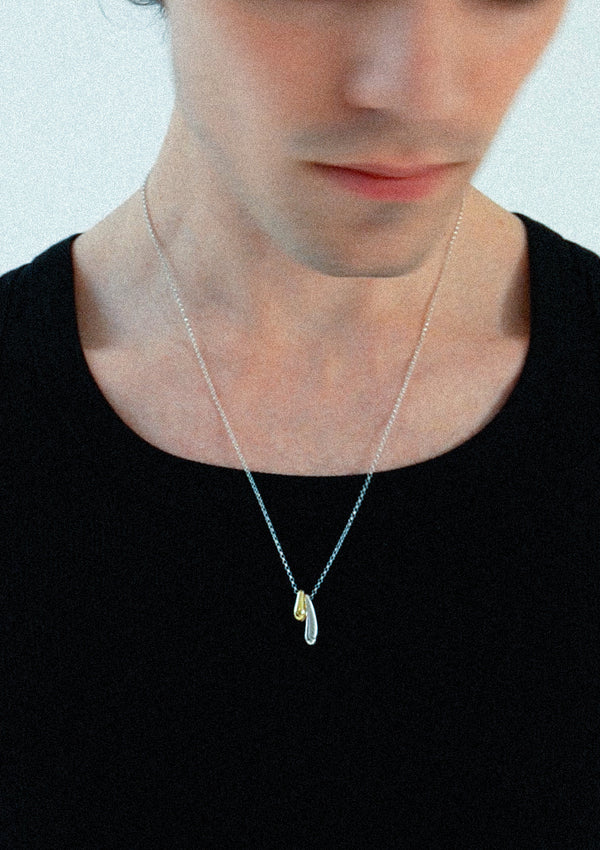 Ease Necklace 18K Gold & Silver