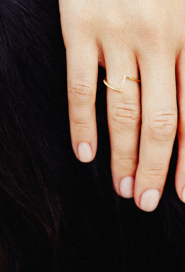 Array Ring 18K Gold & Diamonds