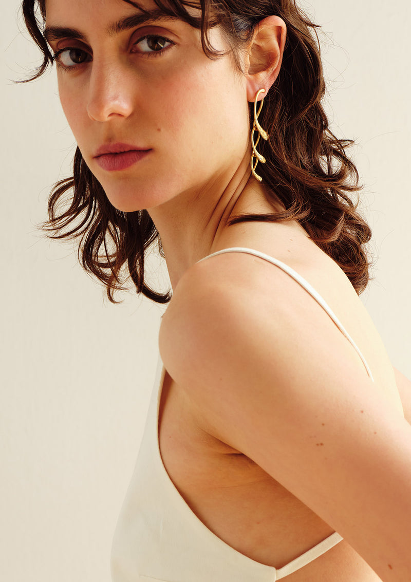 Arya Earrings 18K Gold & Diamonds