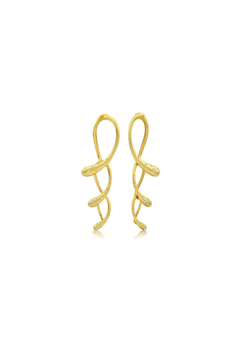 Arya Earrings 18K Gold & Diamonds