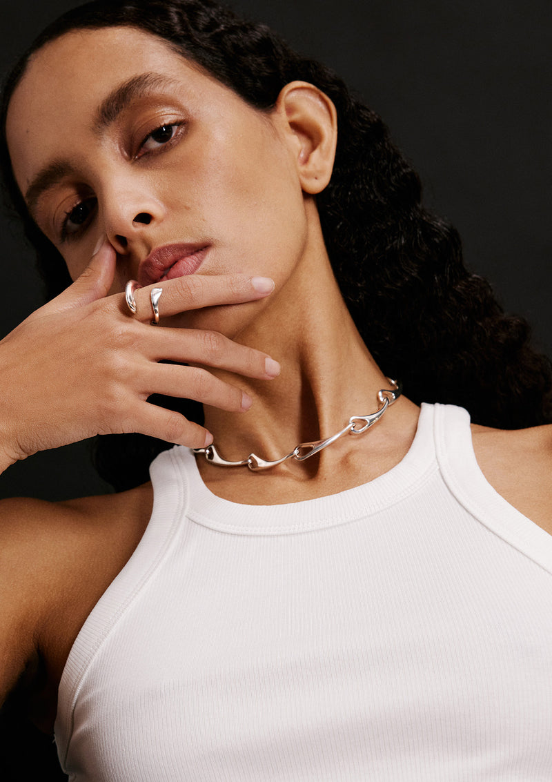 Saga Necklace Silver