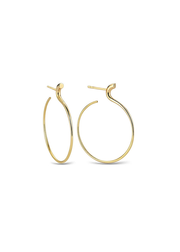 Revolve earrings 18k gold