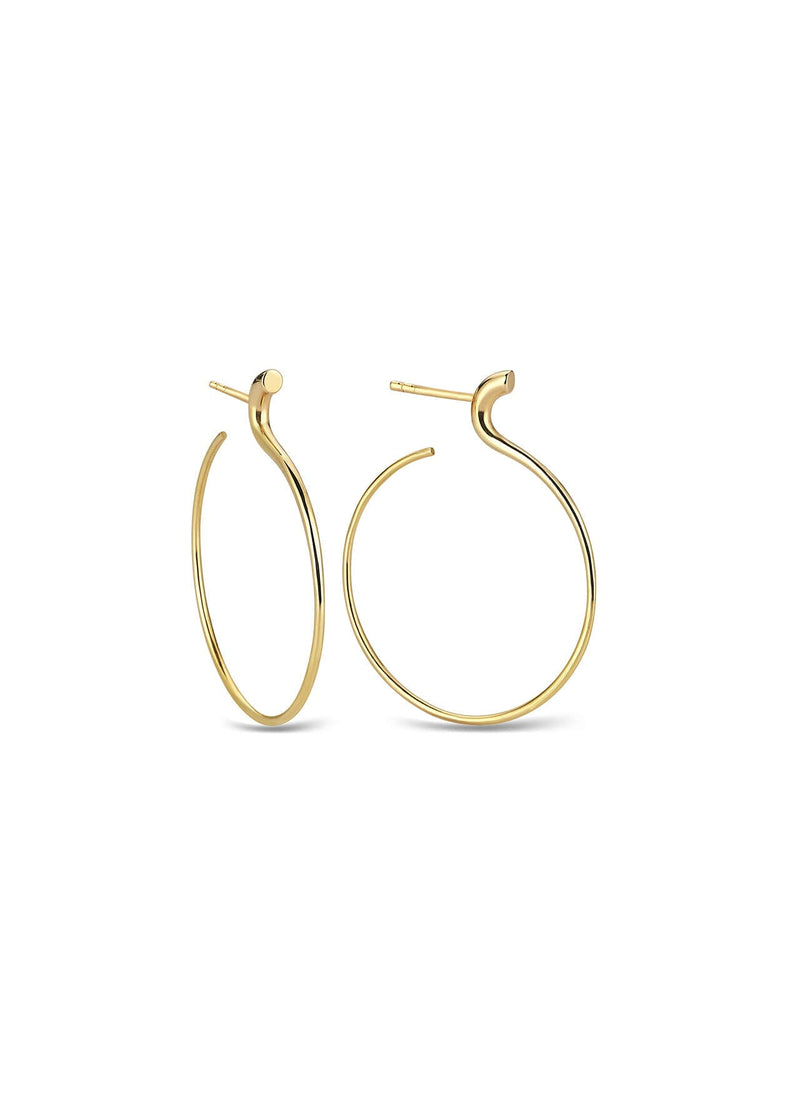 Revolve earrings 18k gold