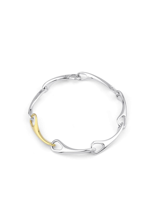 echo bracelet gold and silver