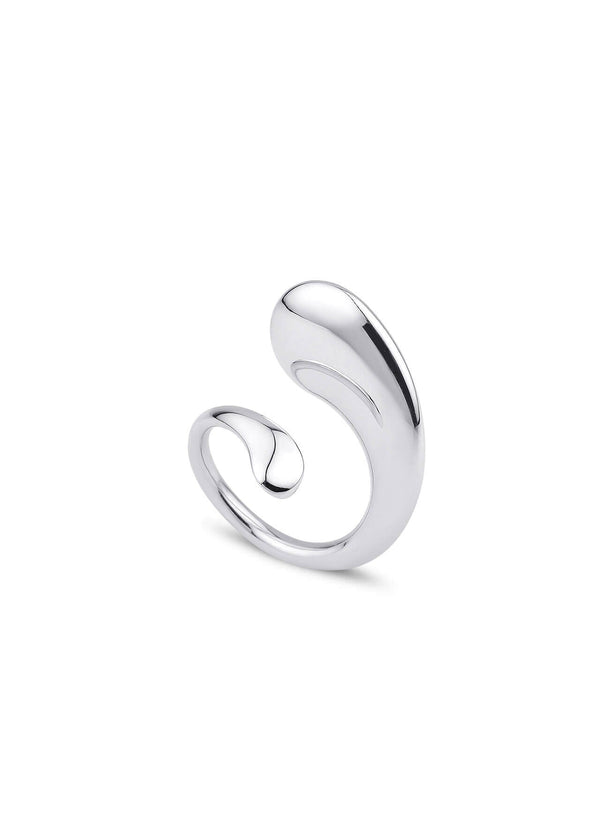 fluid ring silver