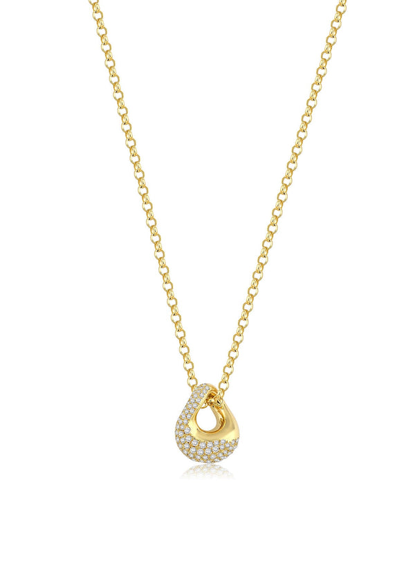 Lucid Necklace 18k Gold and Diamonds