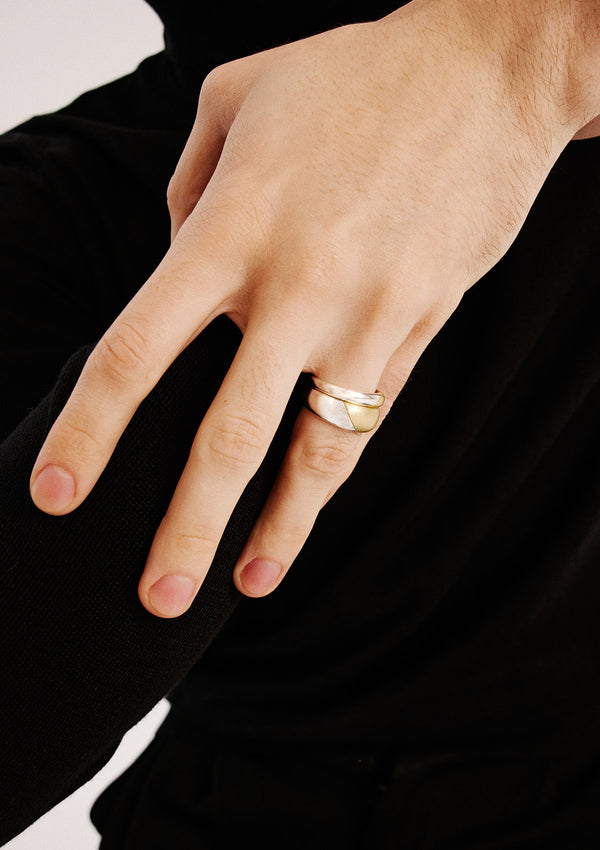 Nox Ring 18K Gold & Silver