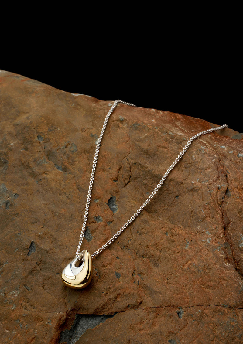 Ray Necklace 18K Gold & Silver