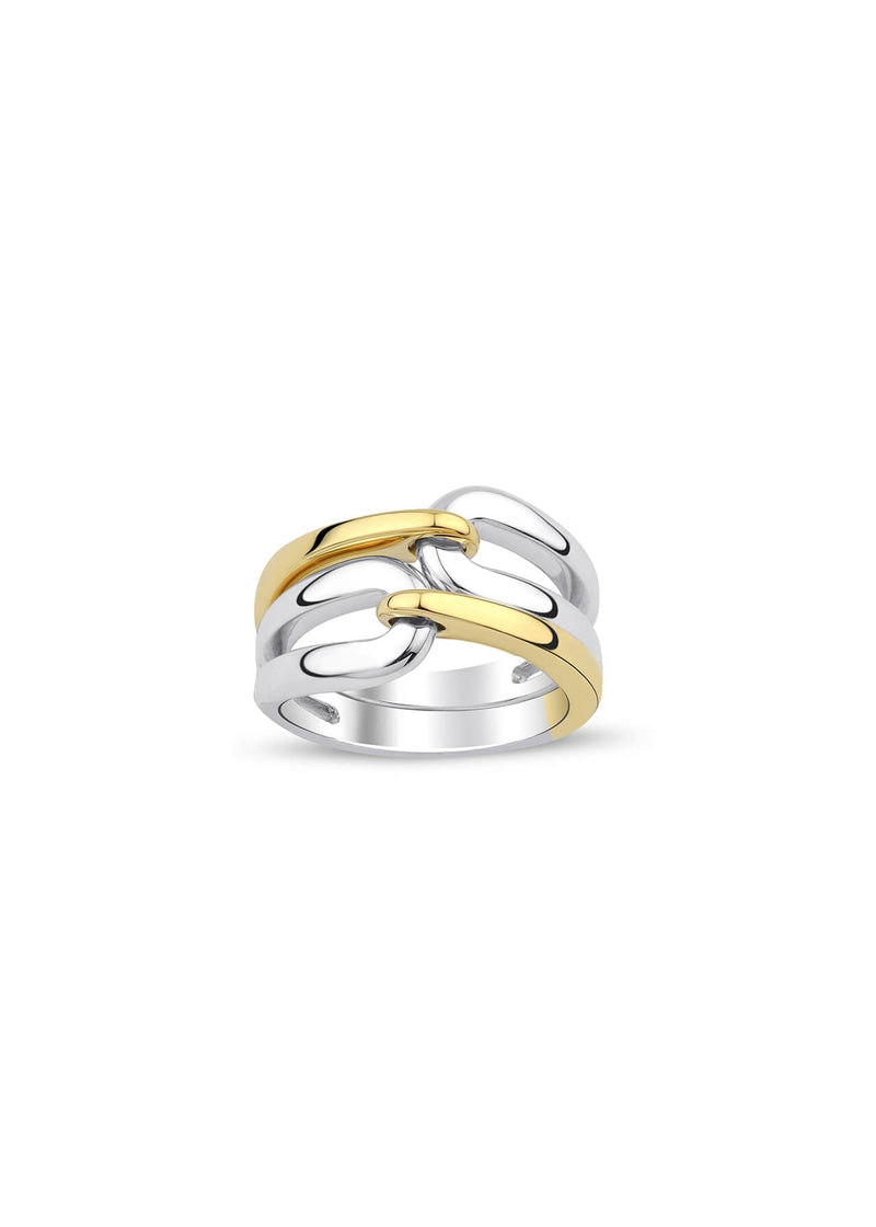 Reform ring 18k gold and silver