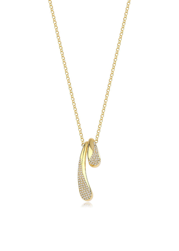 Snuggle Necklace 18K Gold & Diamonds