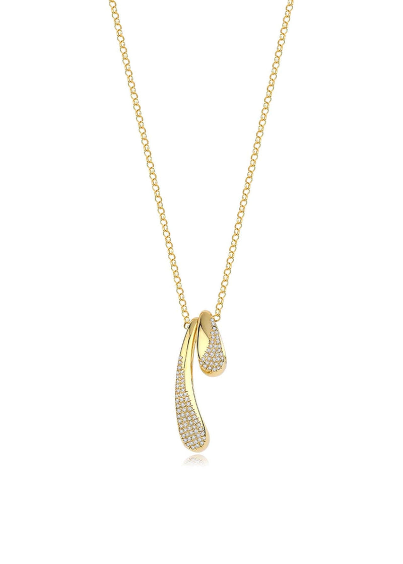 Snuggle Necklace 18K Gold & Diamonds – Kloto
