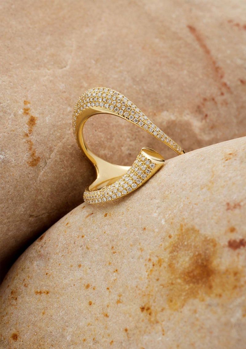 Apex Ring 18K Gold & Diamonds