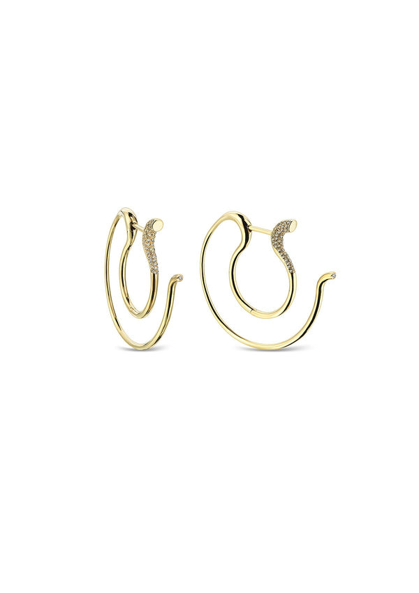 Celestial Earrings 18K Gold & Diamonds