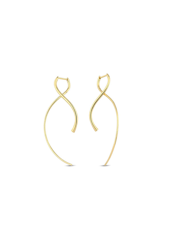 Helix earrings 18k gold