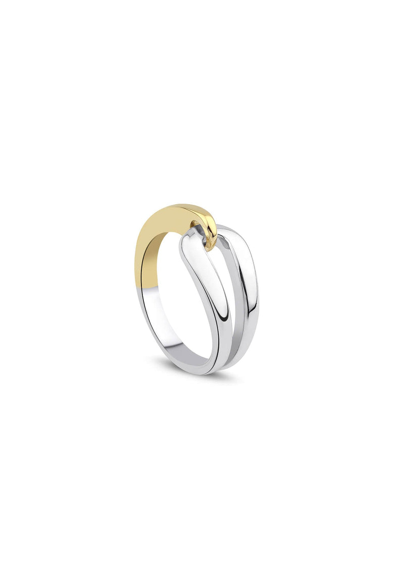 Reform ring 18k gold and silver