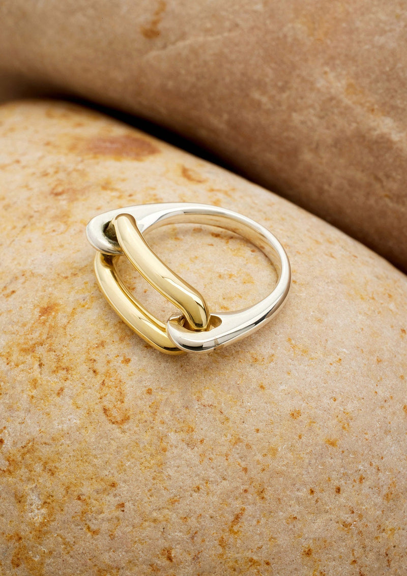 Una Ring 18K Gold & Silver